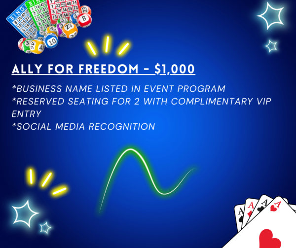 Bingo Night: Ally for Freedom Sponsor